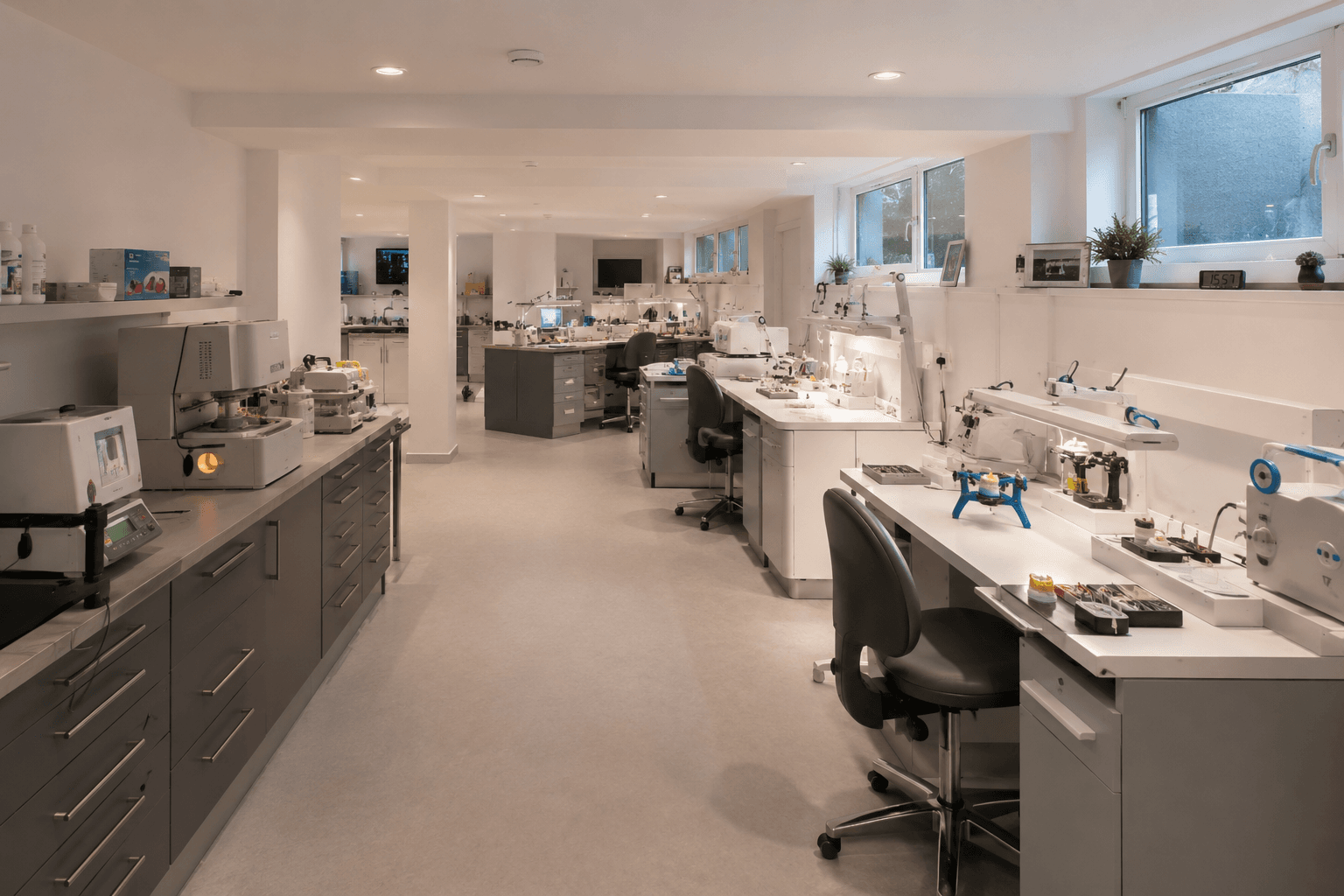 Digitales Dentallabor — Neubauausbau