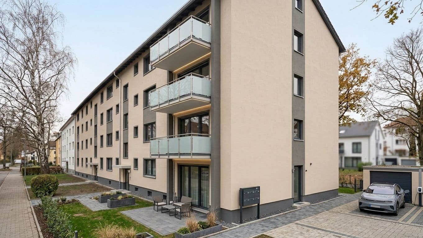 Mehrfamilienhaus — energetische Kernsanierung